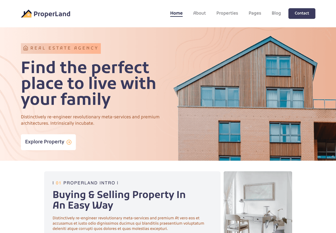 Agence Immobilière - ProperLand